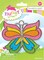 DIY Makit & Bakit Colorful Butterfly Stained Glass Suncatcher Kit Kids Craft